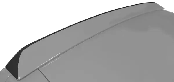 2008 to 2014 Dodge Challenger Rear Spoiler Edge Blackout Decal . Installed on Car