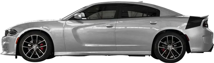 2015 to 2023 Dodge Charger Daytona Rear Tail Stripes . Installed on Car